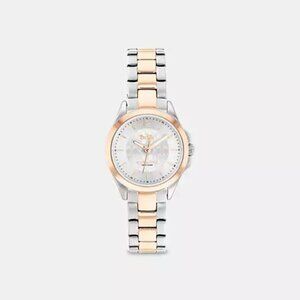 COACH Dual Tone Libby Watch, 26 Mm